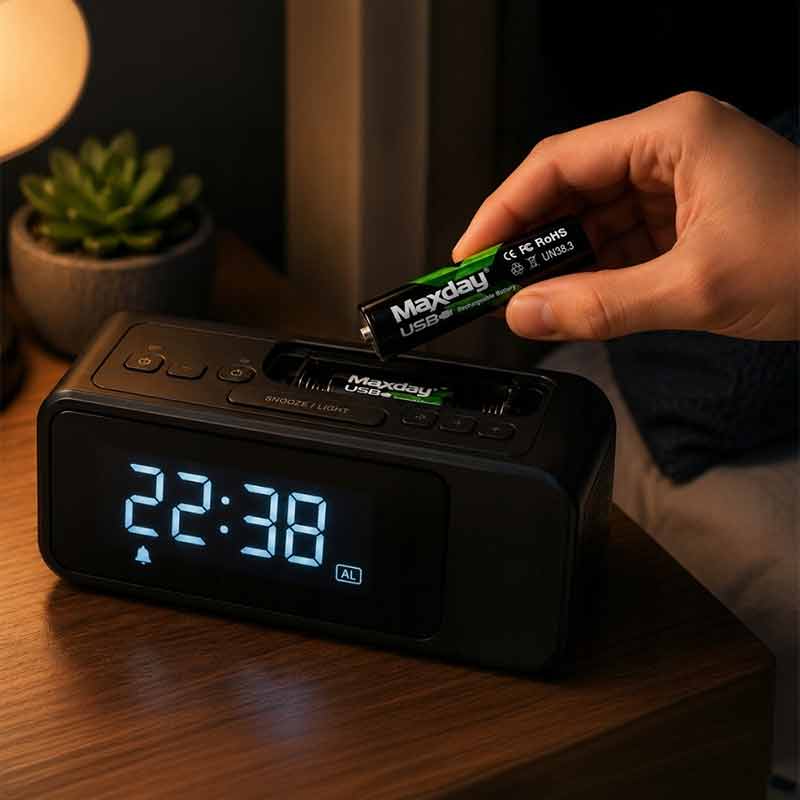 Презареждащи се акумулаторни батерии AA Li-Ion 1,5 V, 1466 mAh, 4 броя, USB-C - Image 6