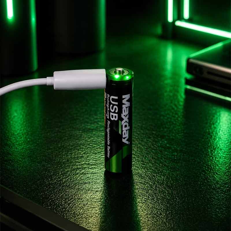 Презаредащи се акумулаторни батерии AAA Li-Ion 1,5 V, 440 mAh, 4 броя, USB-C - Image 2