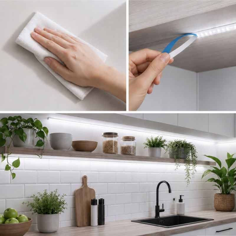 Самозалепваща LED лента 5 м, USB 5V, студено бяла светлина - Image 6