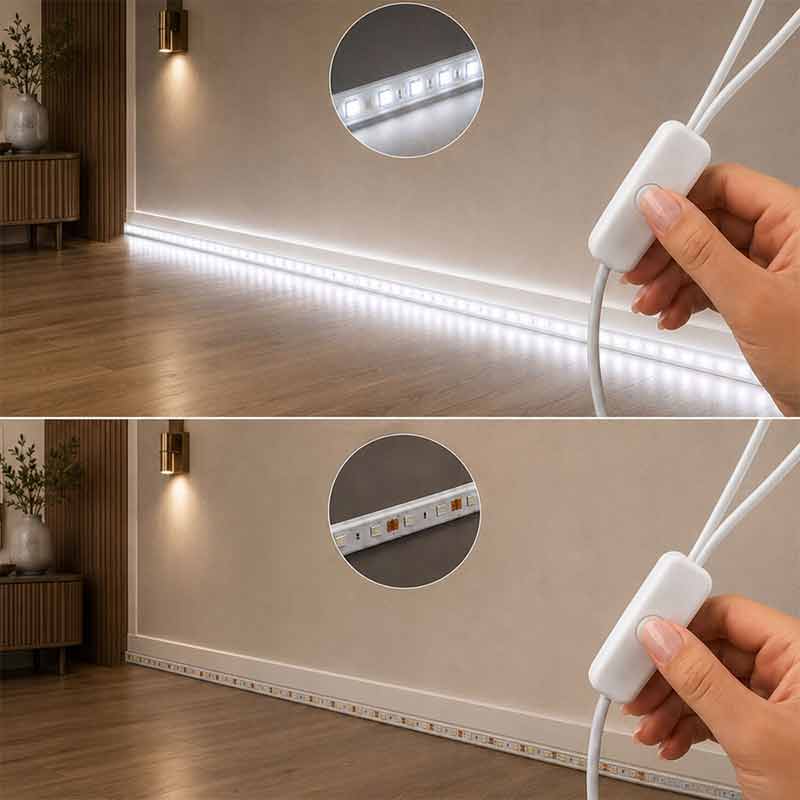Самозалепваща LED лента 5 м, USB 5V, студено бяла светлина - Image 4
