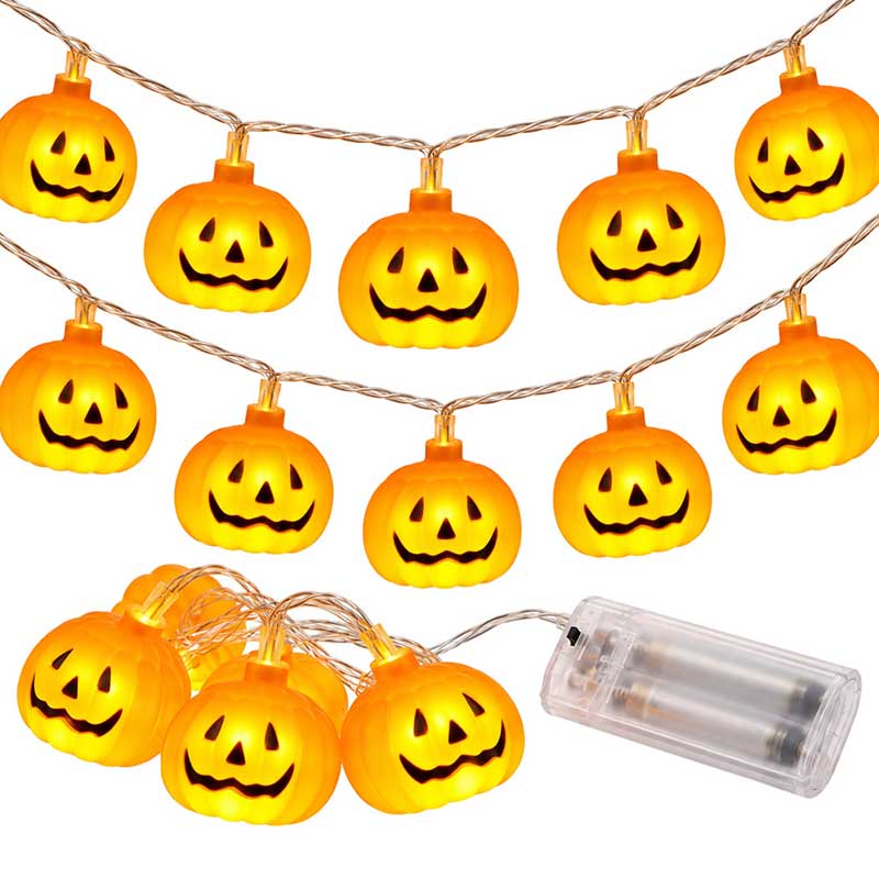 Хелоуин LED гирлянд Тикви, 10 LED, 200 см - Image 4