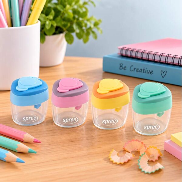 Двойна острилка с резервоар Pastel TRI