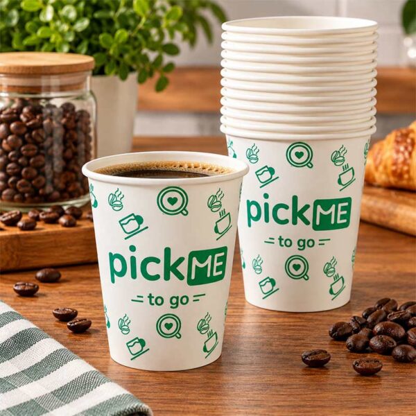 Картонени чаши Pick Me, 200 мл, 50 броя